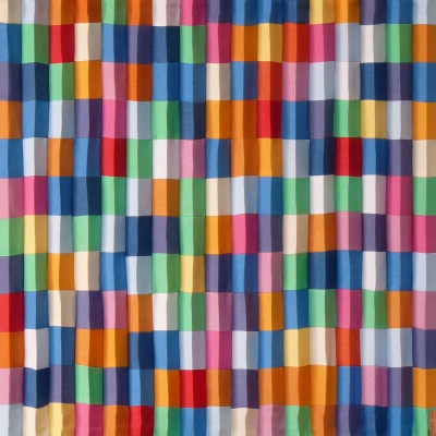 Mosaic, 2017 60 x 60cm, folded linen in plexiglass box