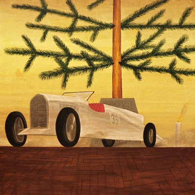 Race Car, 1987100x120 cm,&amp;nbsp;acrylic on canvas&amp;copy; Regős Istv&amp;aacute;n