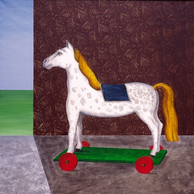 Horse, 1987100x120 cm,&amp;nbsp;acrylic on canvas&amp;copy; Regős Istv&amp;aacute;n