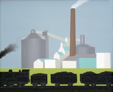 Industrial Landscape III., 201165x75 cm,&amp;nbsp;acrylic on canvas&amp;copy; Regős Istv&amp;aacute;n