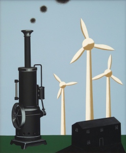 Industrial Landscape IV., 201175x65 cm, akril v&amp;aacute;szon&amp;copy; Regős Istv&amp;aacute;n