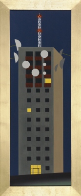 Broadcasting Tower, 2006155x65 cm, acrylic on canvasPrivate collection&amp;copy; Regős Istv&amp;aacute;n