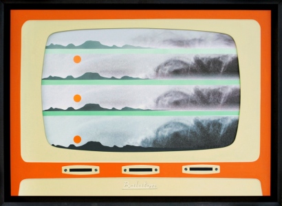 Lake Balaton, 201155x75 cm, acrylic on canvas&amp;copy; Regős Istv&amp;aacute;n