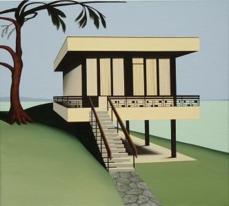 Lonely Summer House,&amp;nbsp;201355x50 cm, acrylic on canvasPrivat collection&amp;copy; Regős Istv&amp;aacute;n