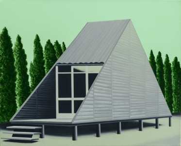 On Top&amp;nbsp;(Summer Houses serie),&amp;nbsp;201440x50 cm, acrylic on canvasPrivat collection&amp;copy; Regős Istv&amp;aacute;n